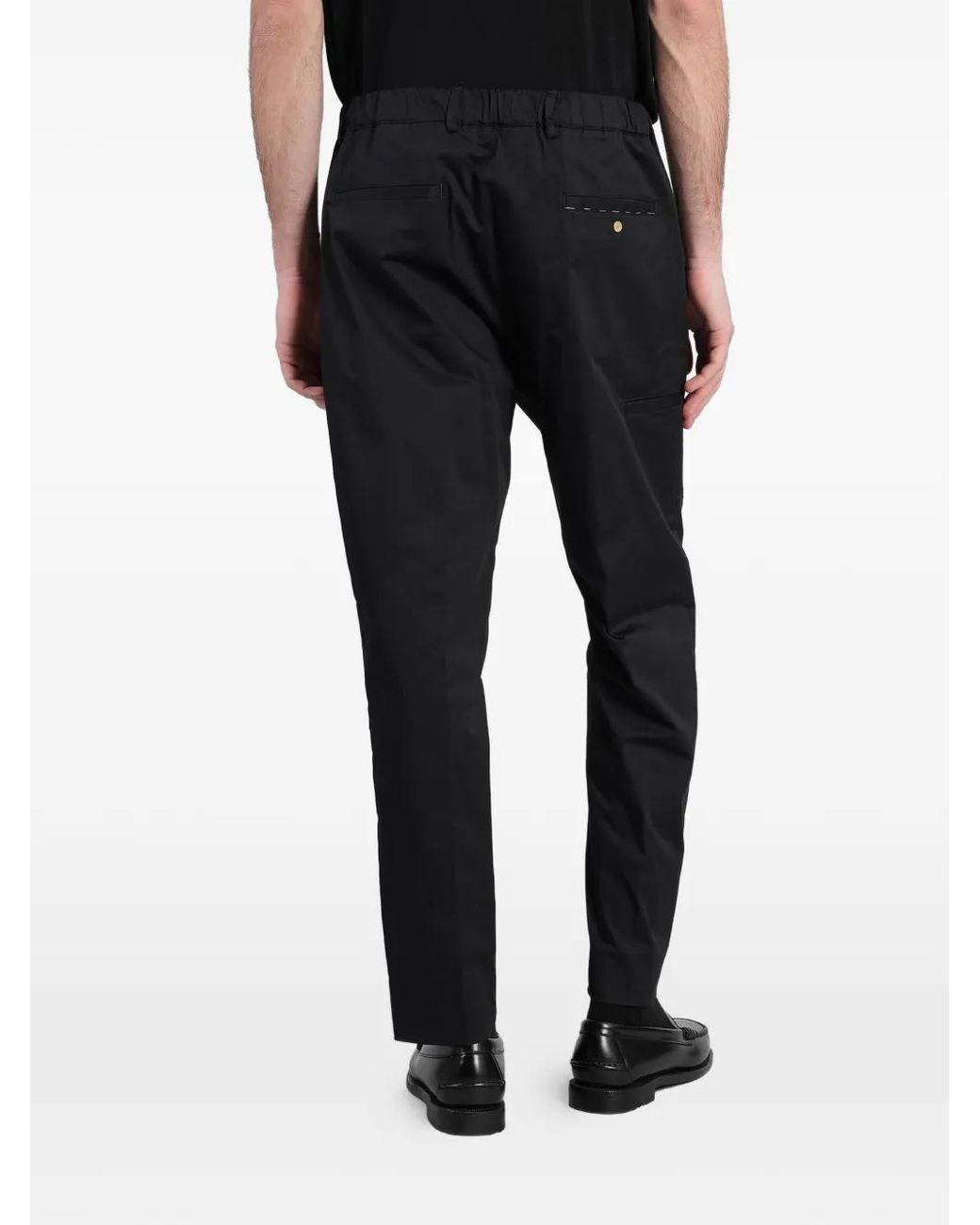 Grayed Black Pantalon Fuselé Diky for men