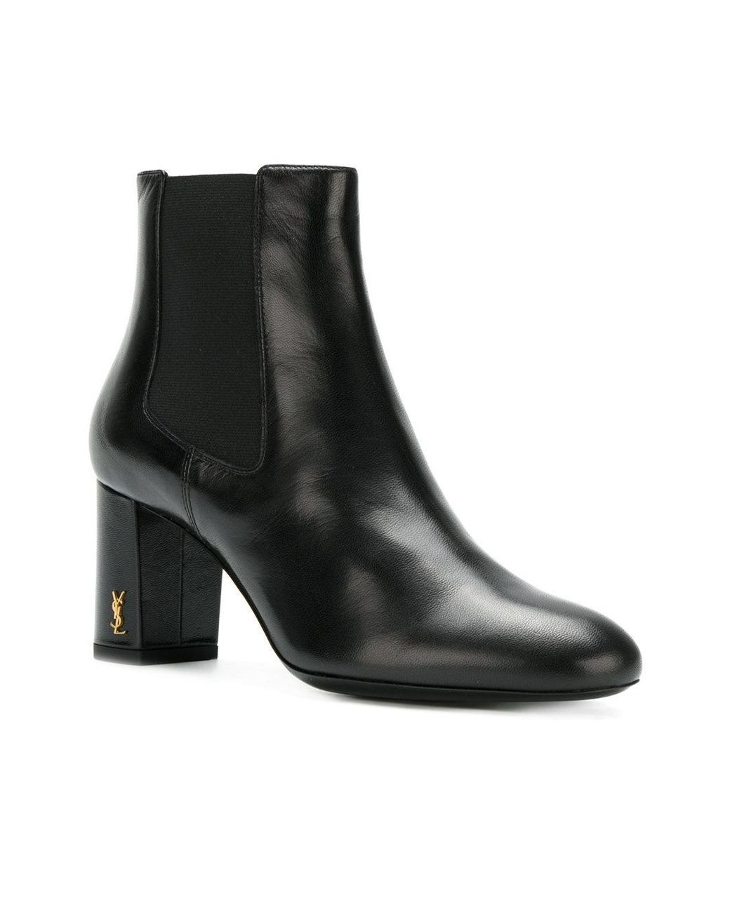 Saint laurent shop loulou ankle boots