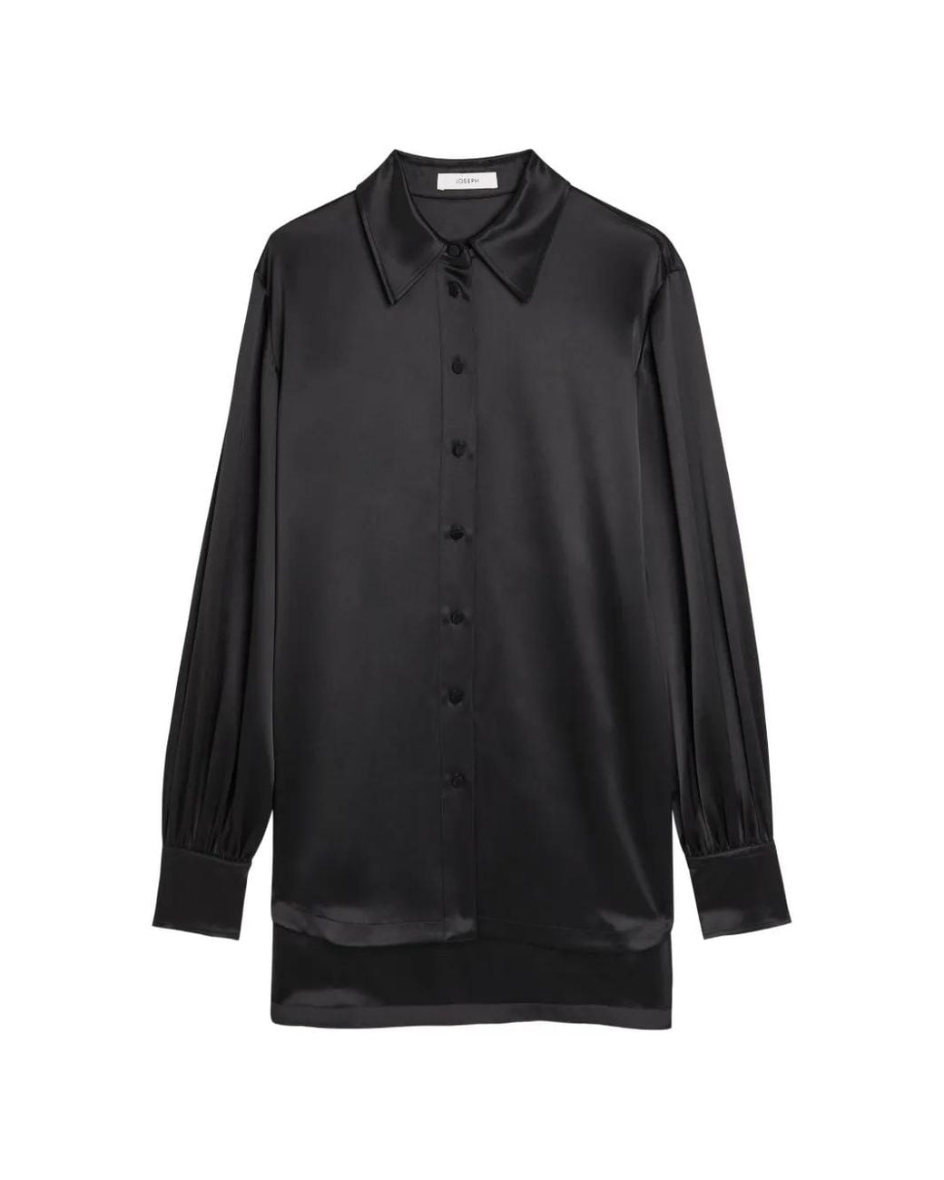 Joseph Black Dieu Cuffed Blouse