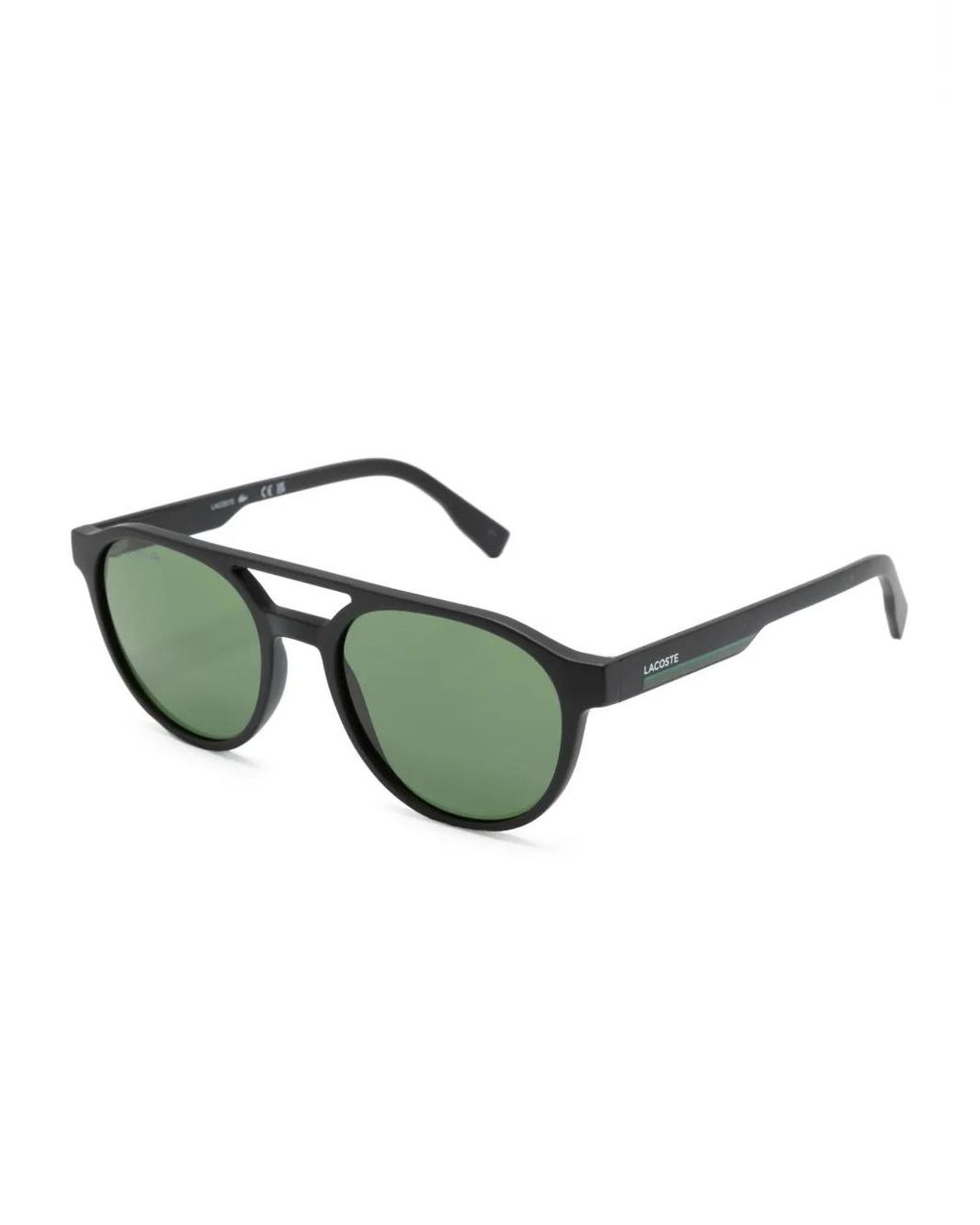 Lacoste Green Round-Frame Sunglasses for men