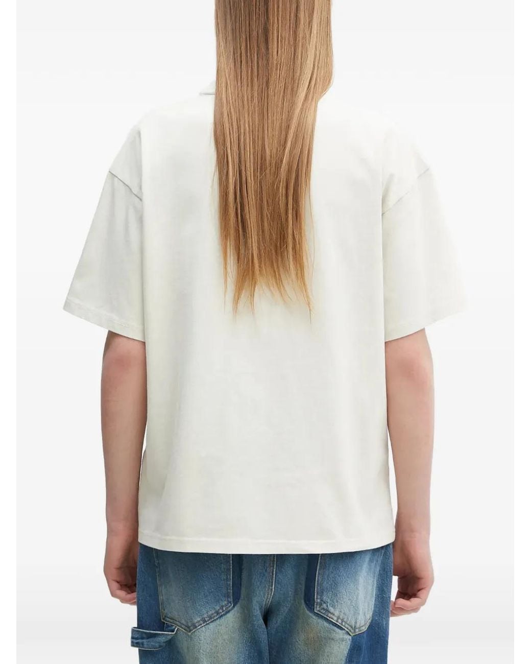 Napapijri White S-Tusco Logo-Print T-Shirt for men