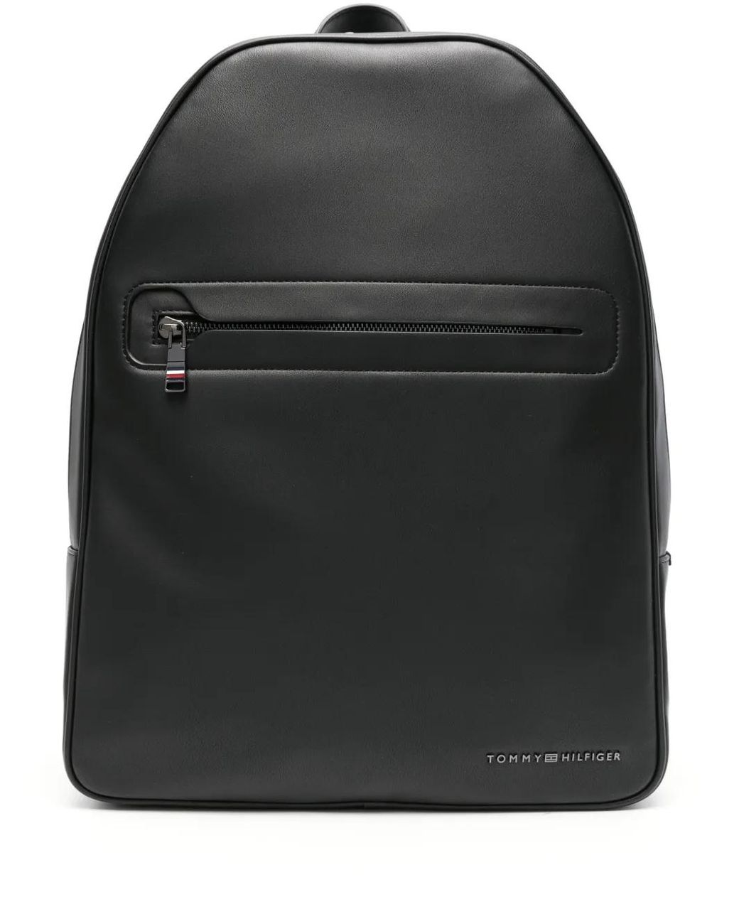 Tommy Hilfiger Black Small Modern Dome Backpack for men