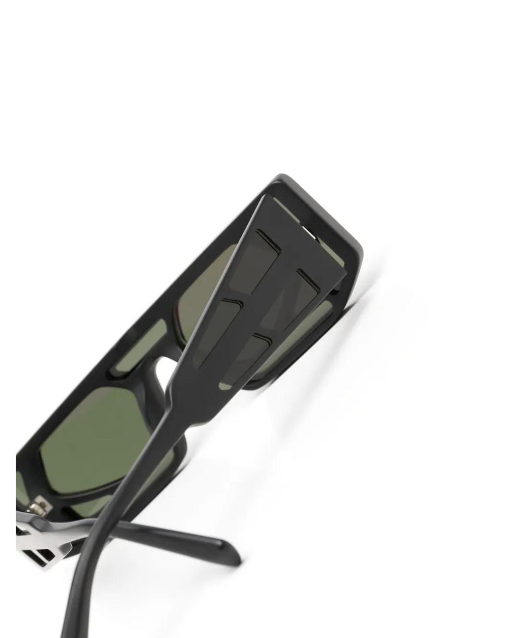 Kuboraum Black Oversized Square-Frame Sunglasses