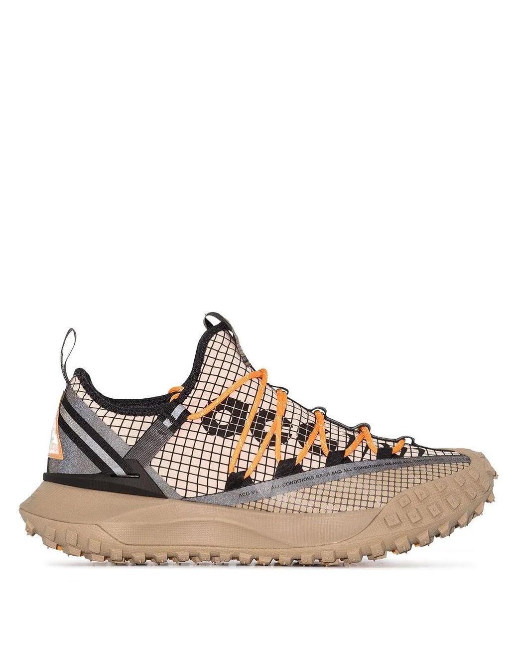 Nike Brown Acg Mountain Fly Low "Fossil Stone/ Sneakers