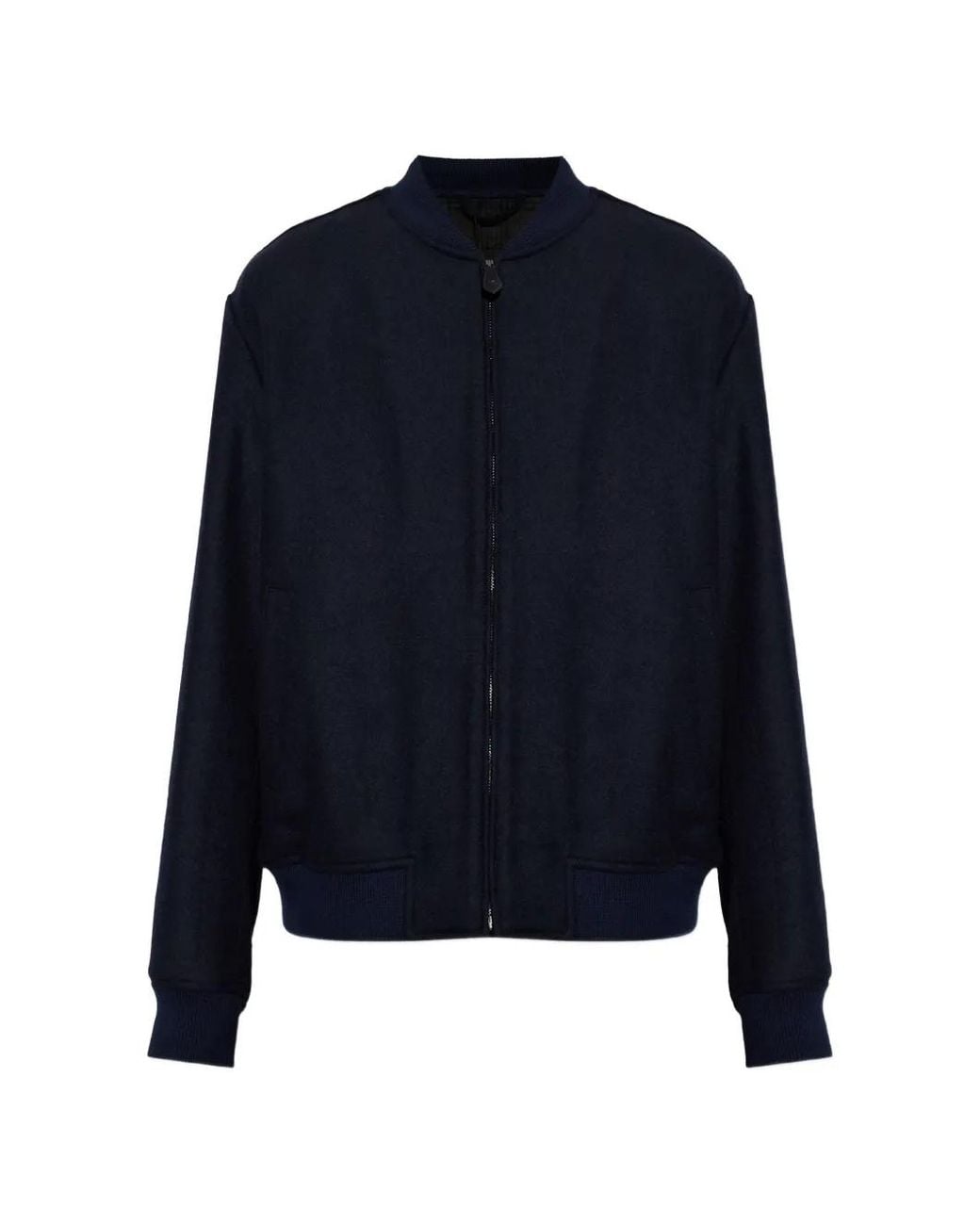 Etro Blue Zip-Up Sweater for men