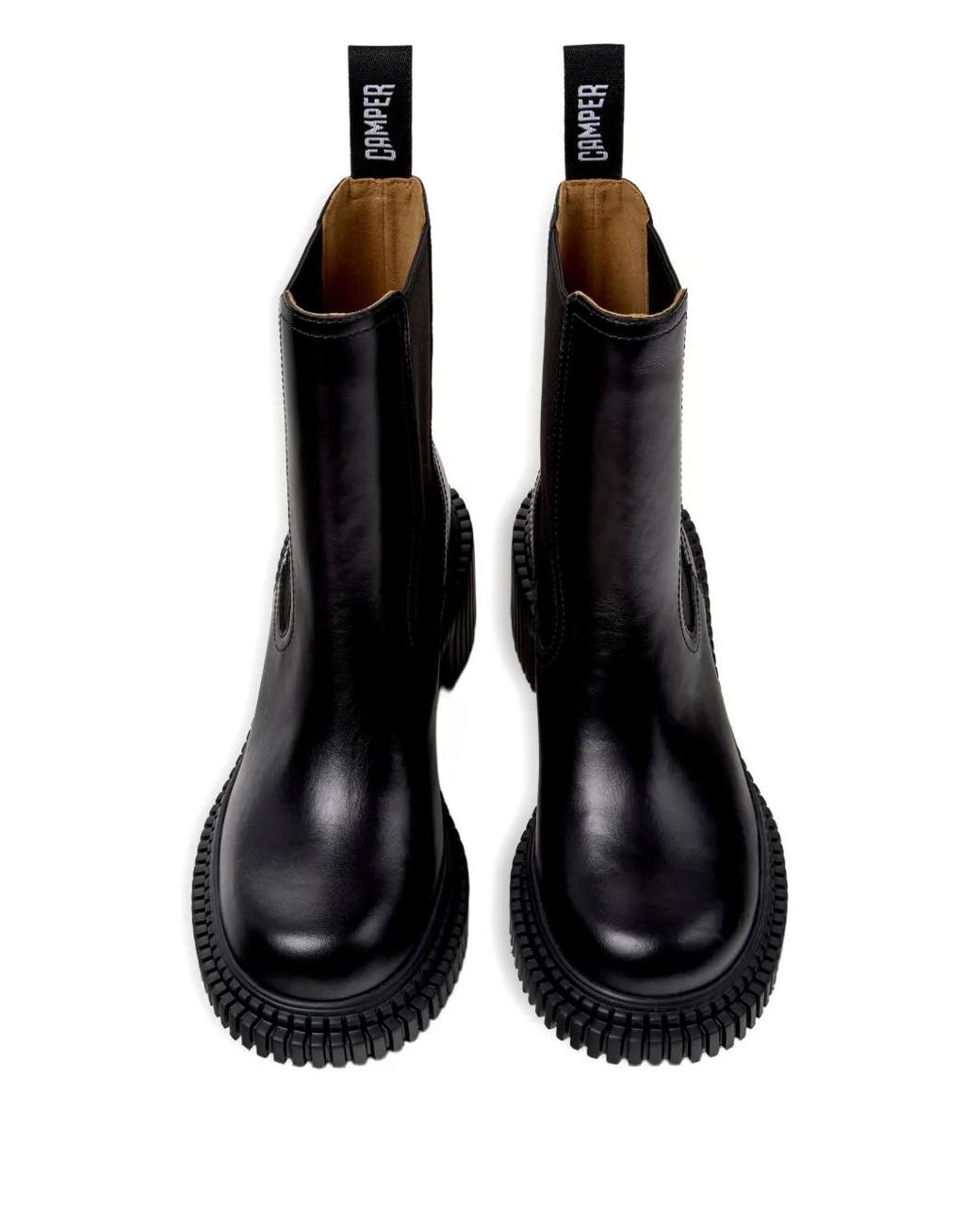 Camper Black 70Mm Elastic-Panel Boots