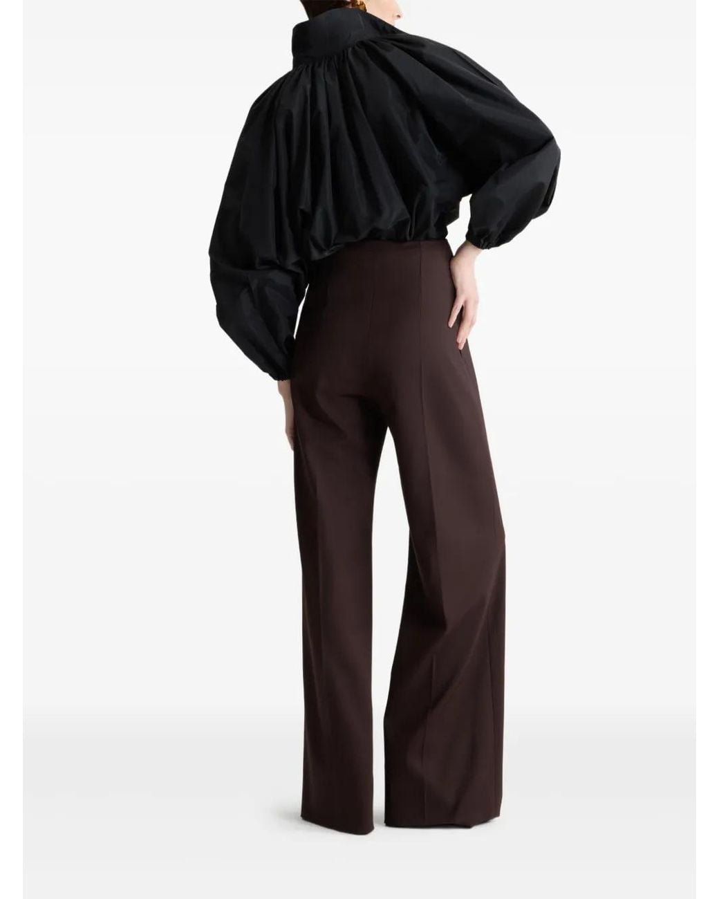 Patou Black Bubble Blouse