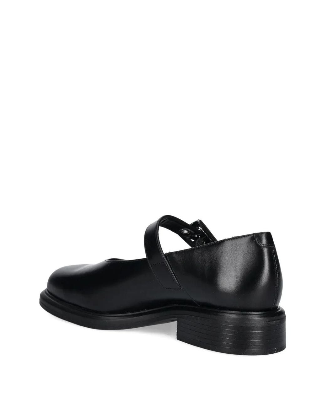 Vagabond Black Buckle-Strap Mary Jane Shoes