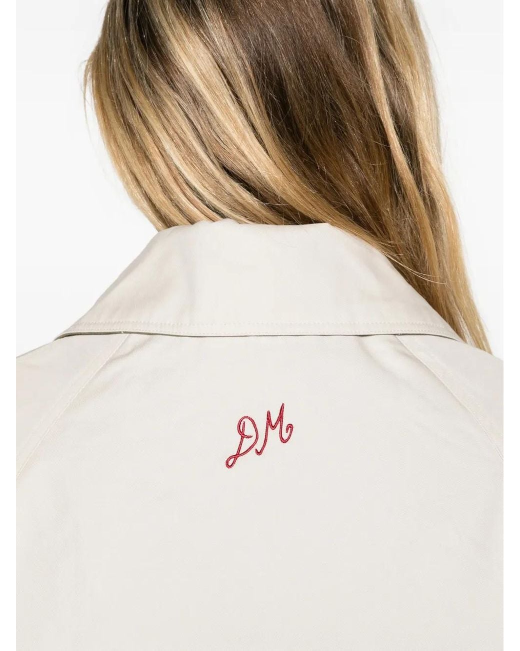 Damson Madder White Trench Camille