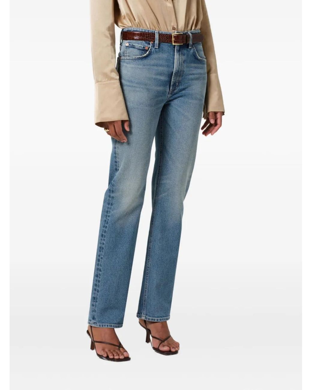 Citizens of Humanity Blue Light-Washed Jeans