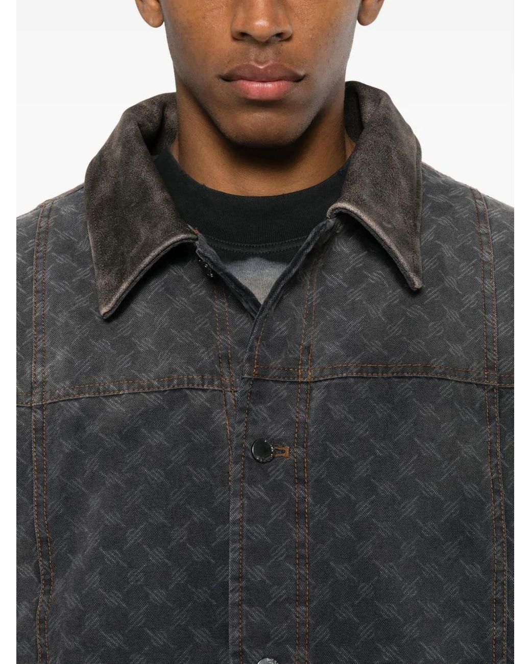 Daily Paper Gemusterte Jacke Mit Taschen in Gray für Herren