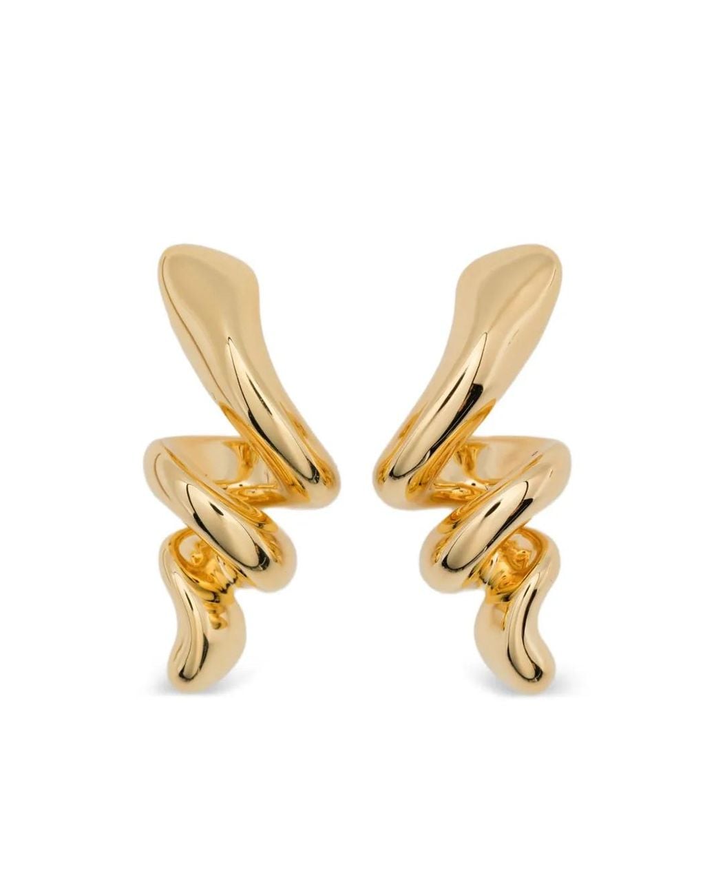 Maria Black Metallic Small Coil Earrings