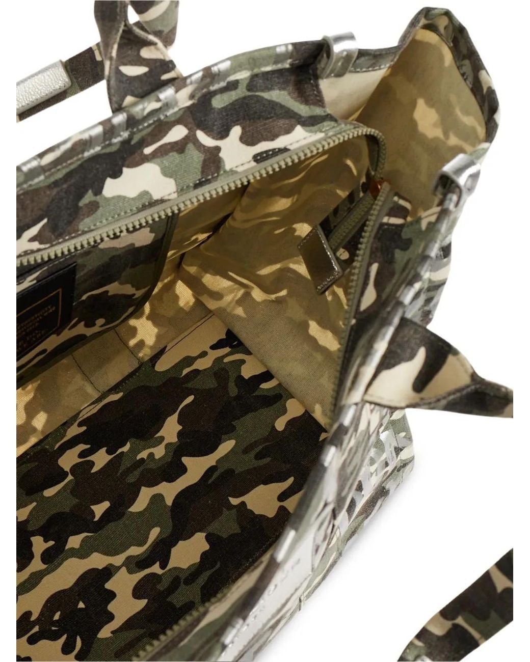 Kurt Geiger Black Camouflage-Pattern Tote Bag