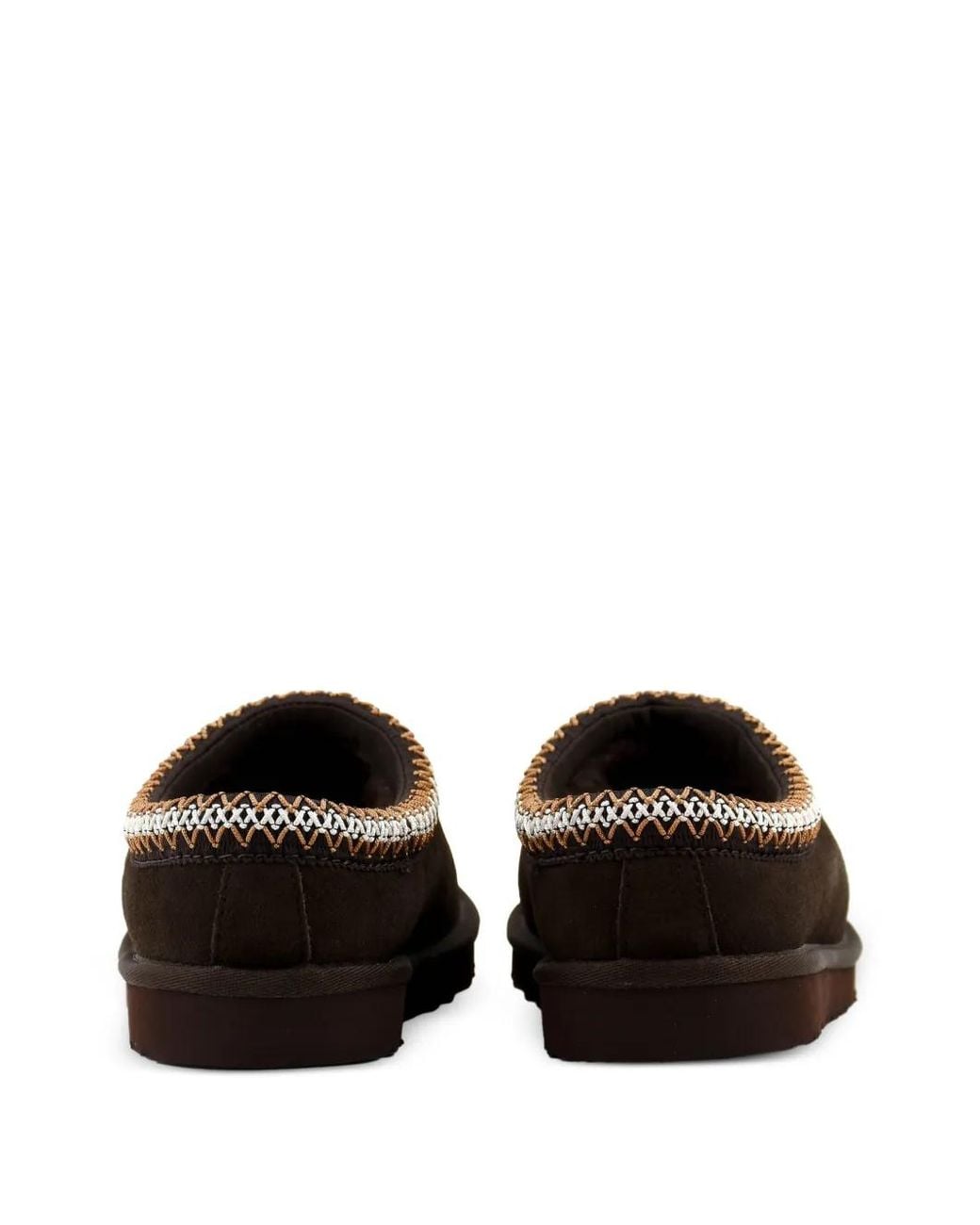 Ugg Brown Tasman Leather Slippers for men