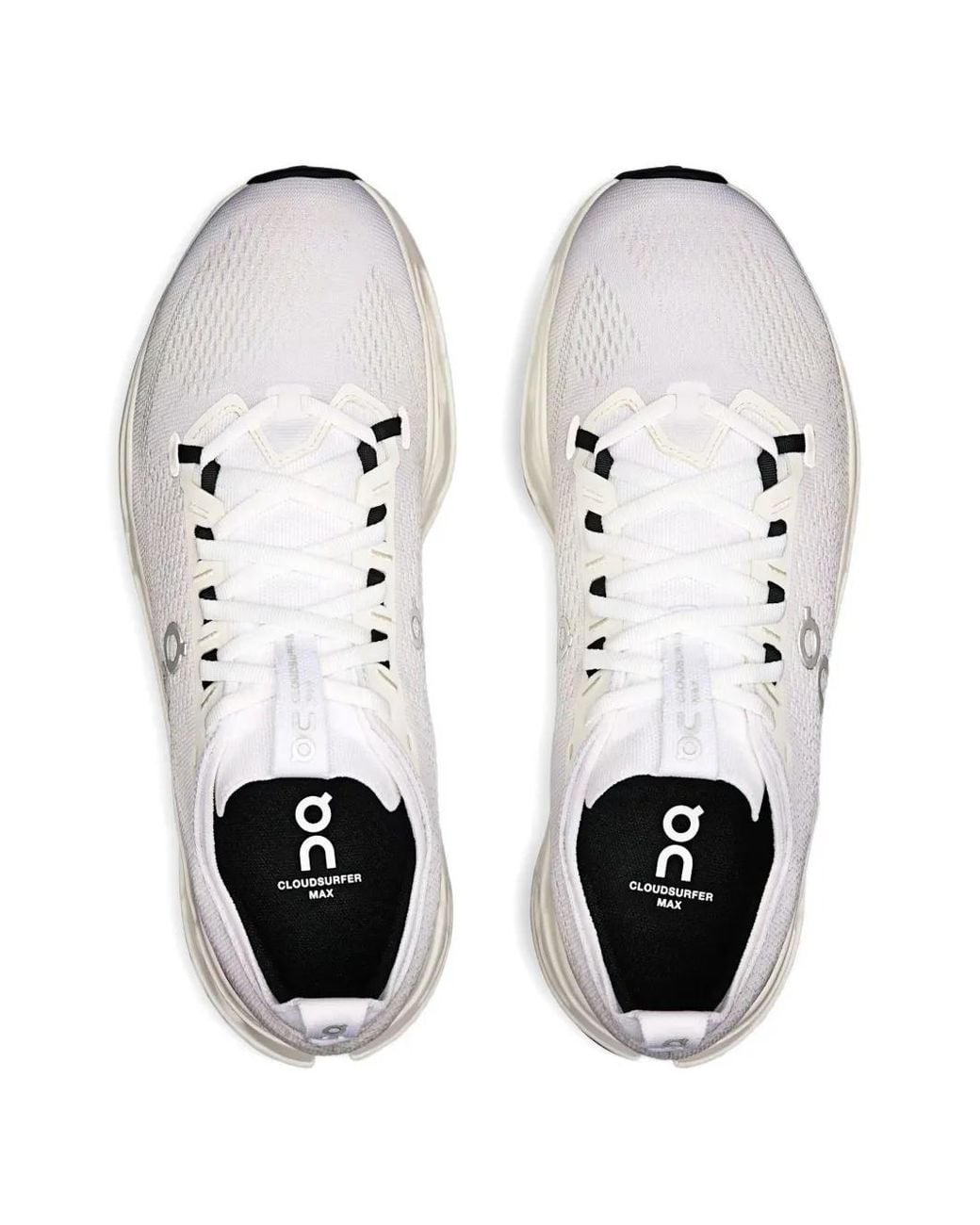 On Shoes White Cloudsurfer Max Sneakers for men