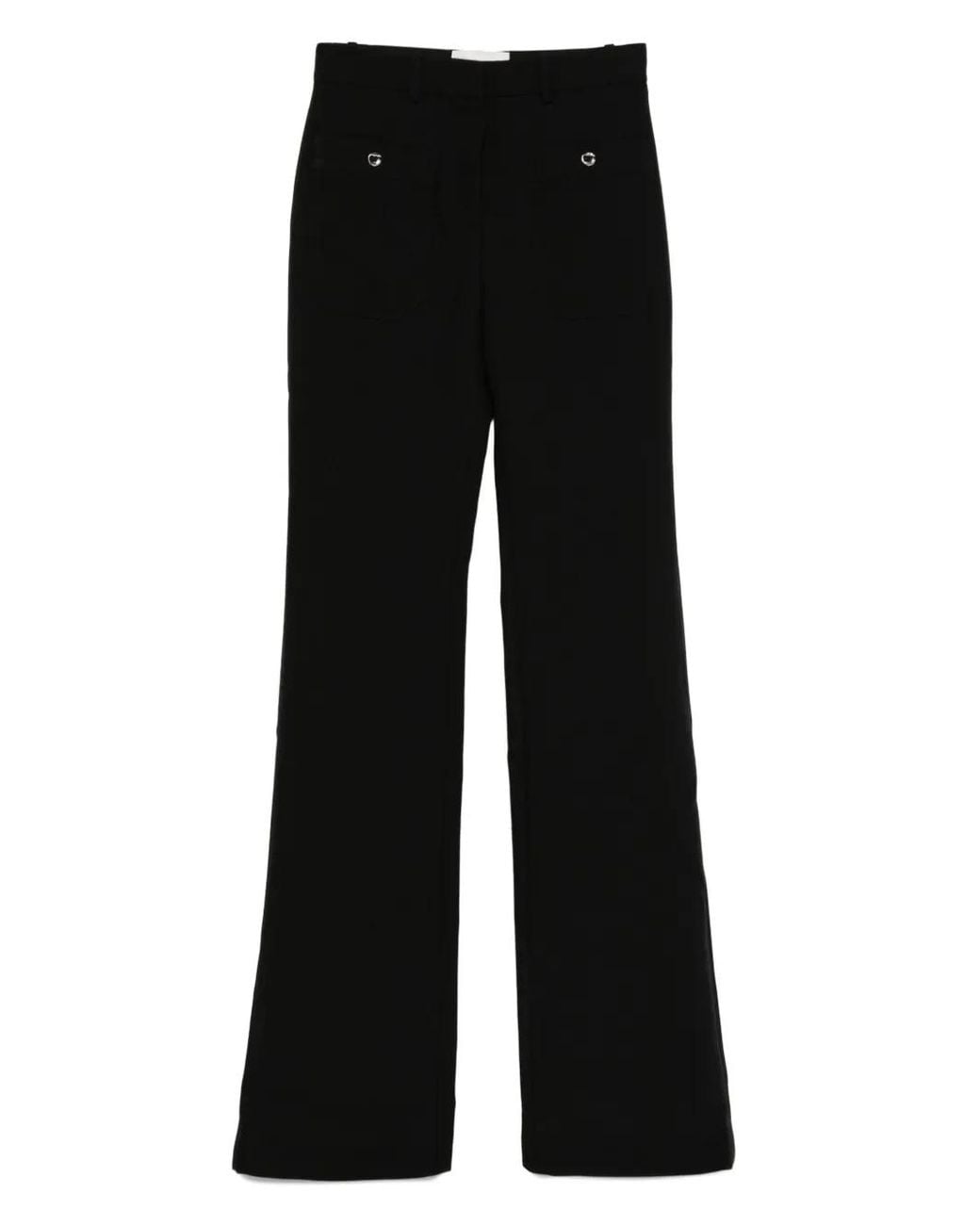Coperni Black Button-Embellished Tailored Trousers