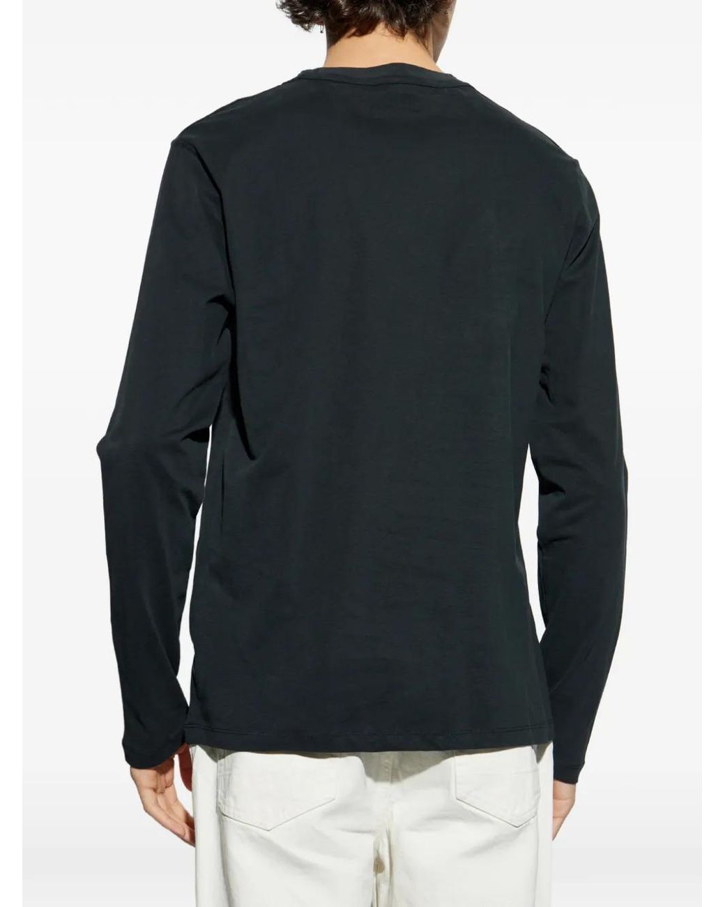 AllSaints Blue Brace Long-Sleeve T-Shirt for men