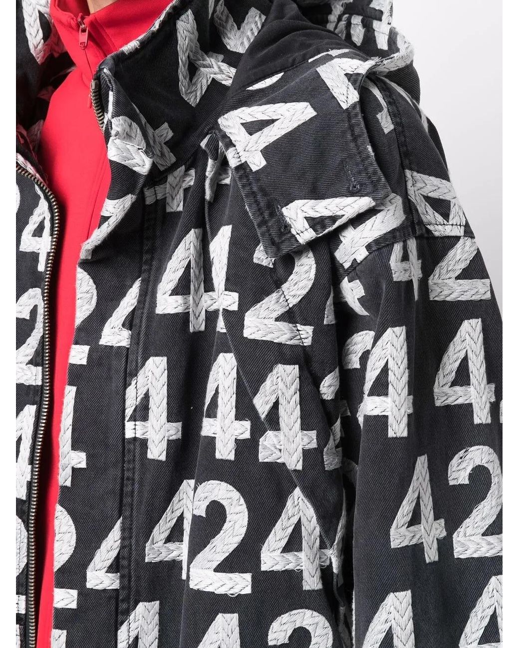 424 Jack Met All-Over Logoprint in het Blue voor heren