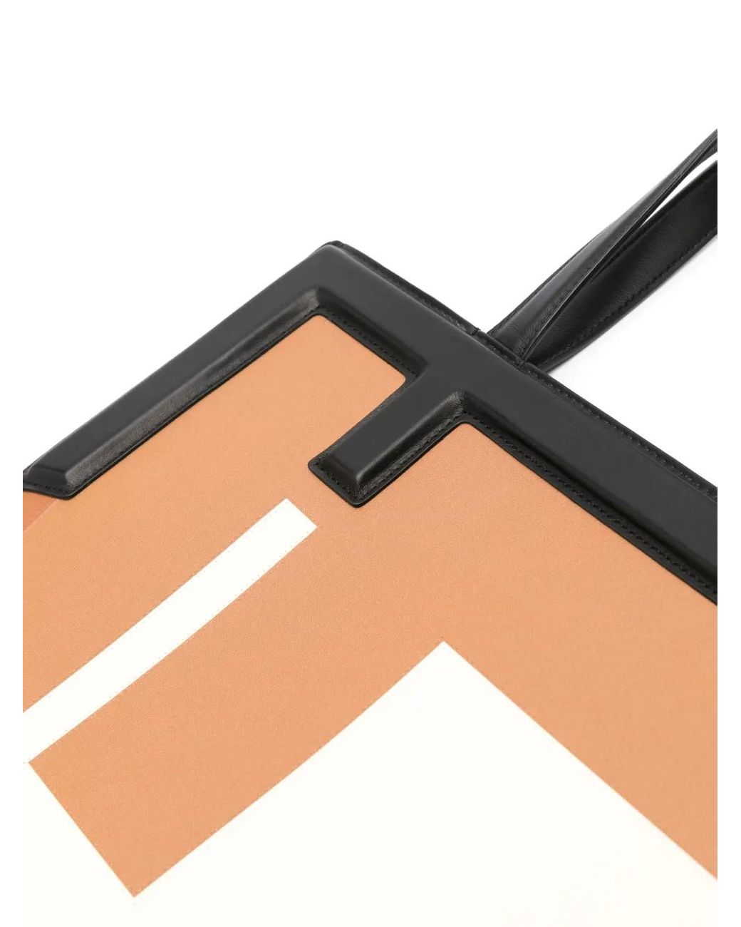 Fendi Brown Flip Medium Tote Bag