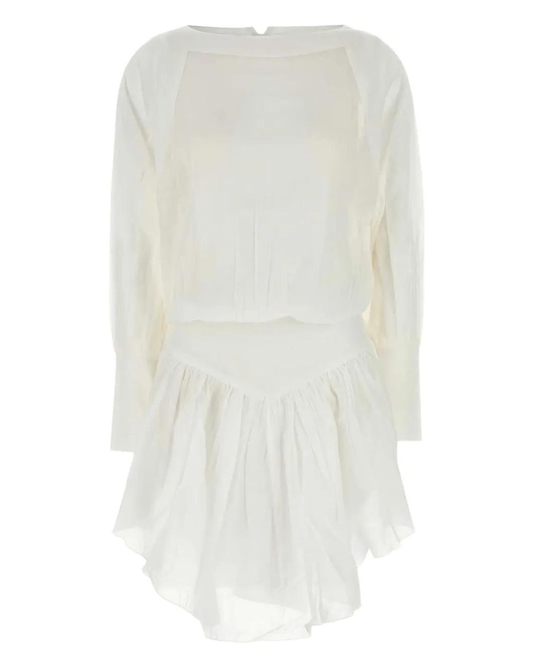gimaguas kite mini dress GIMAGUAS Kite Cotton Mini Dress in White