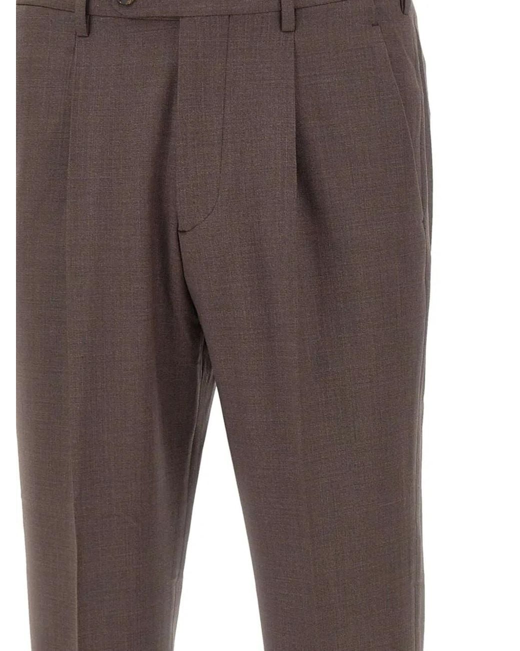 Devore Hose Mit Falten in Gray für Herren