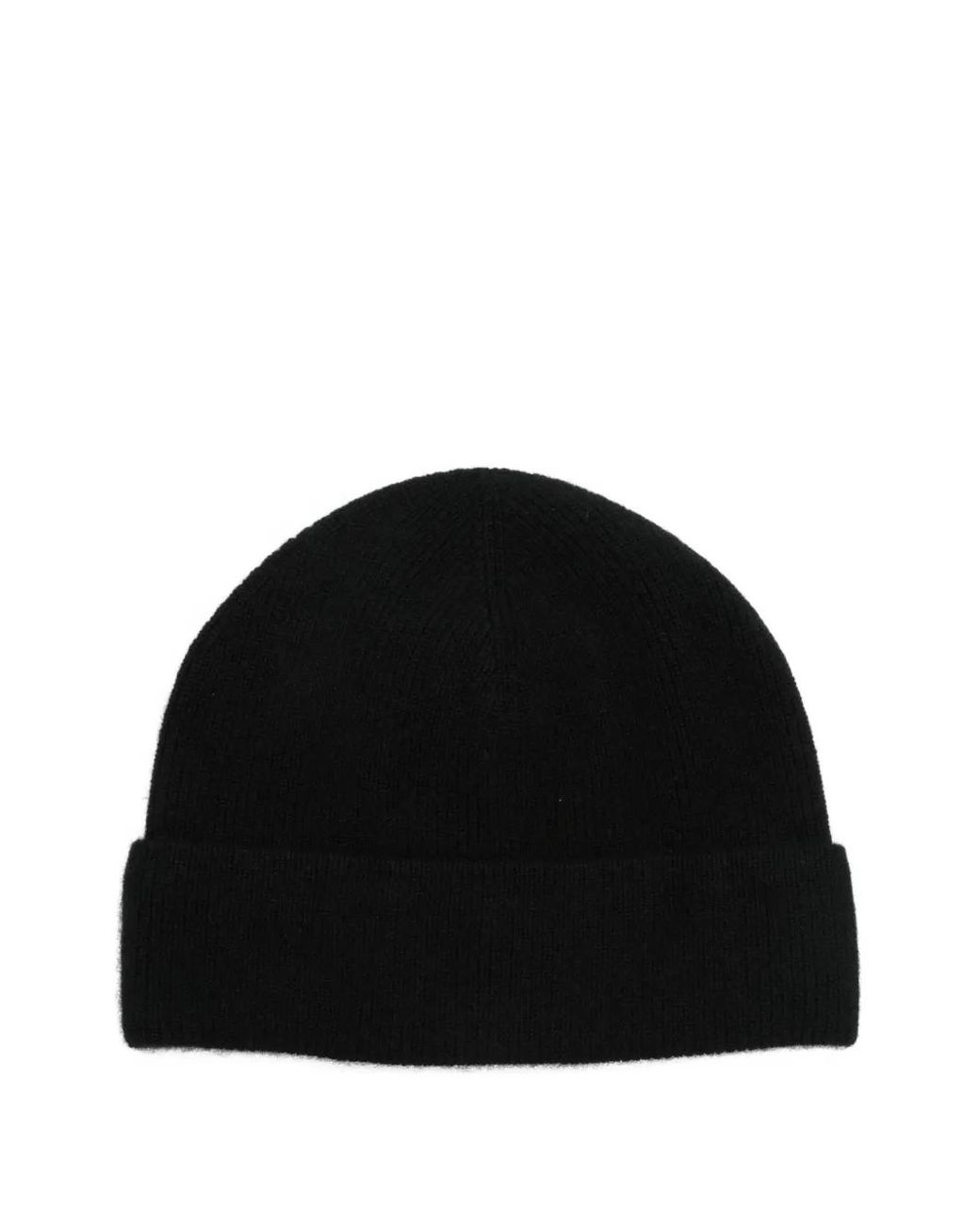 Sandro Gestrickte Kaschmir-Beanie Mit Umschlag in Black für Herren