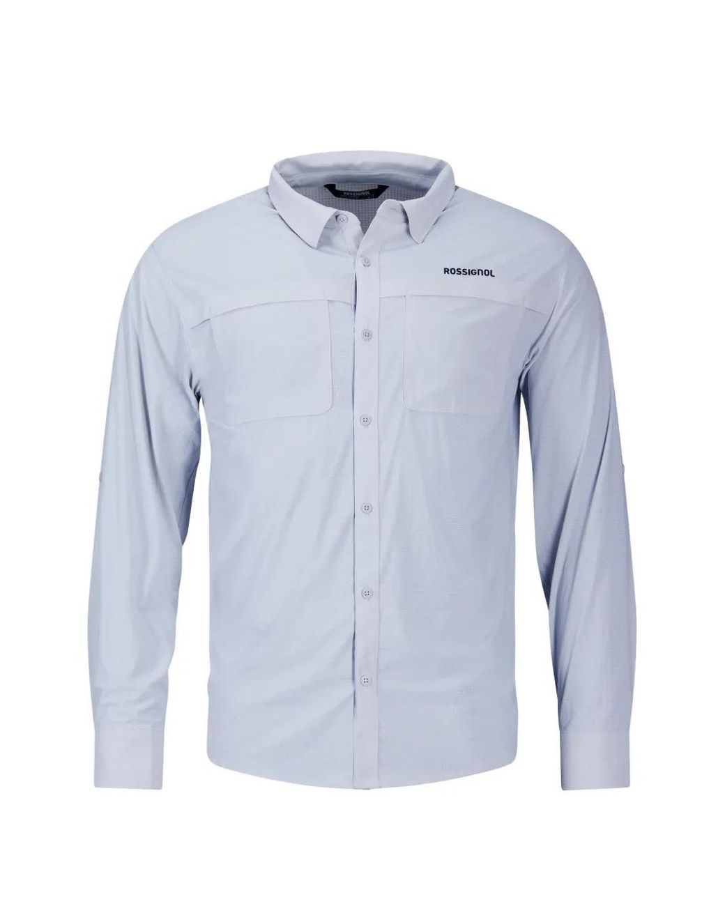 Rossignol Blue Long-Sleeve Logo-Detail Shirt for men
