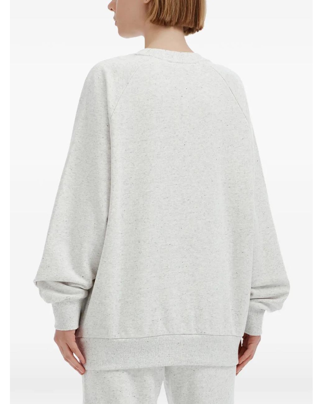 Chocoolate White Logo-Appliqué Raglan-Sleeve Hoodie