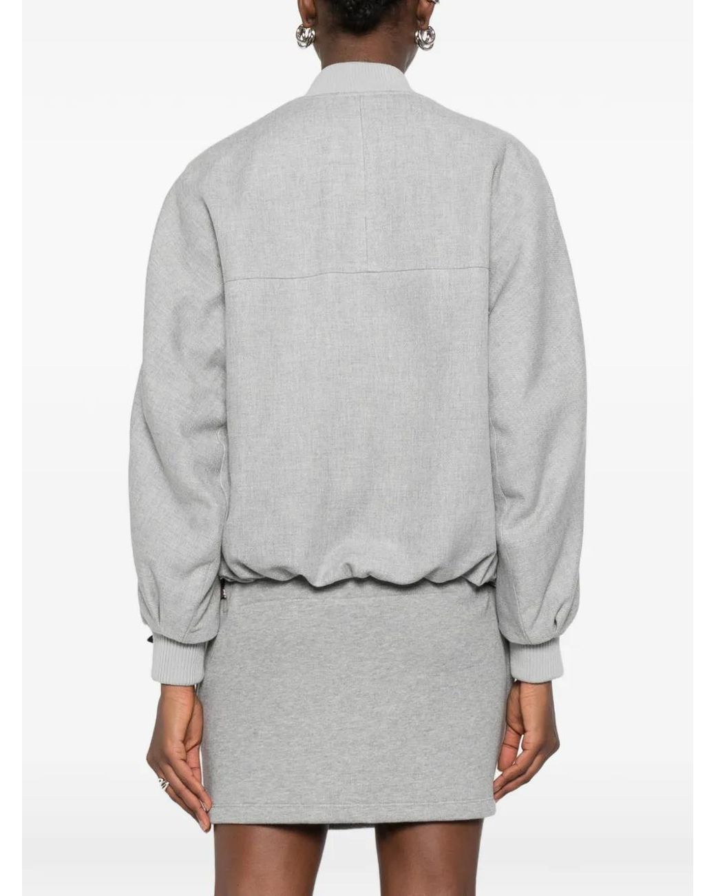 Closed Gray Bomberjacke Mit Reißverschluss
