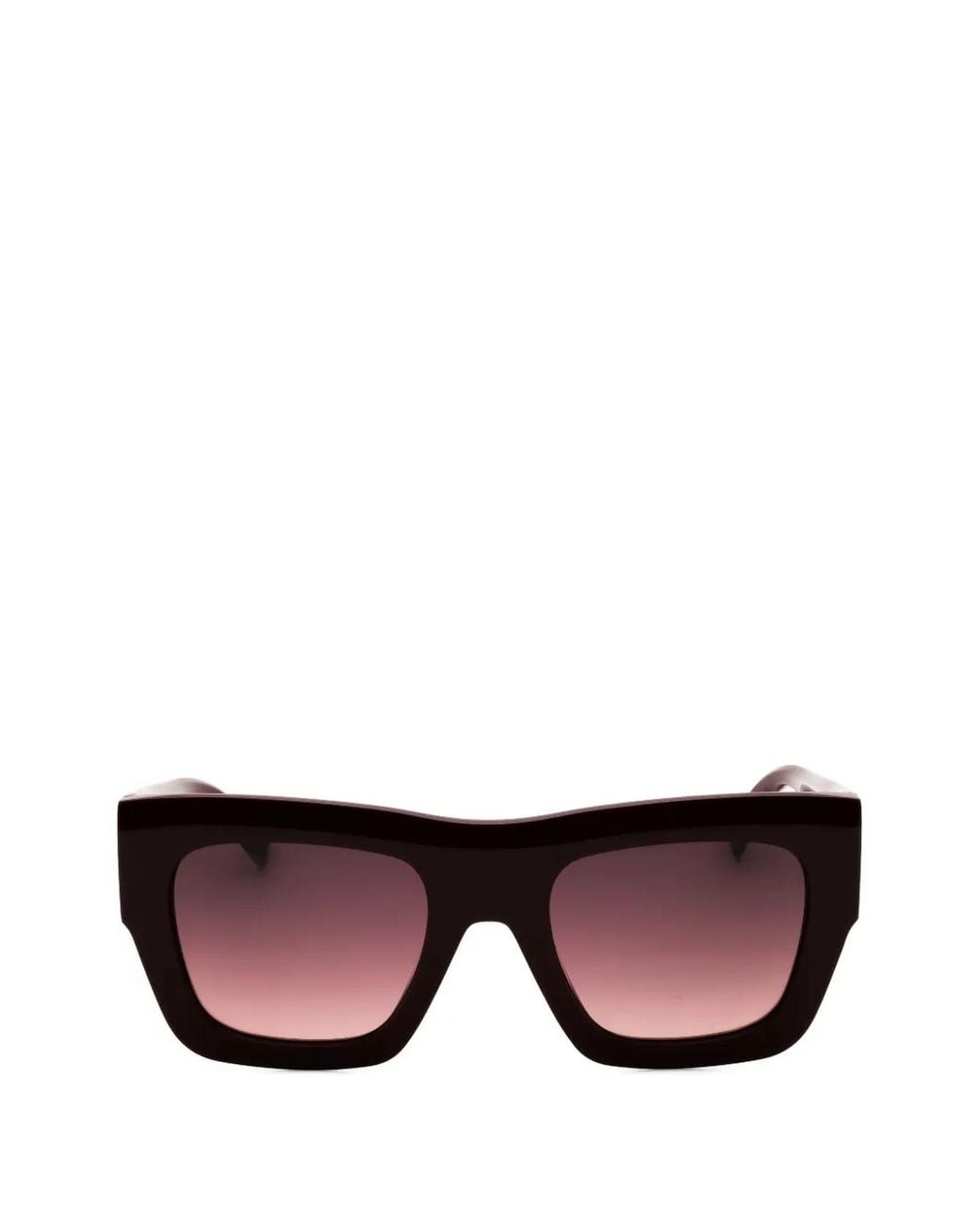 Missoni Red Rectangle-Frame Sunglasses