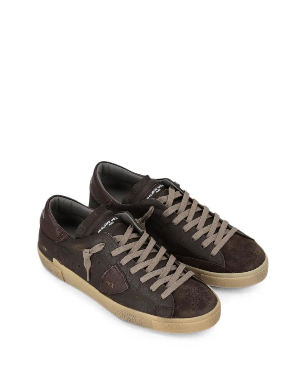 Philippe Model Brown Sneakers for men