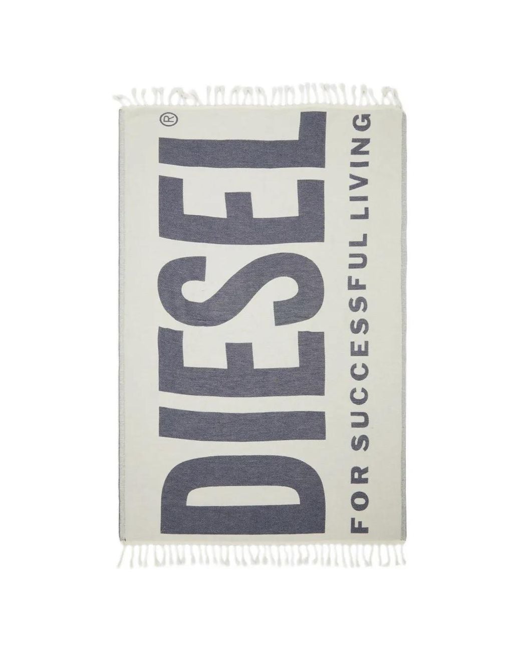 DIESEL Gray Bmt-Wave Out Of Water Towel