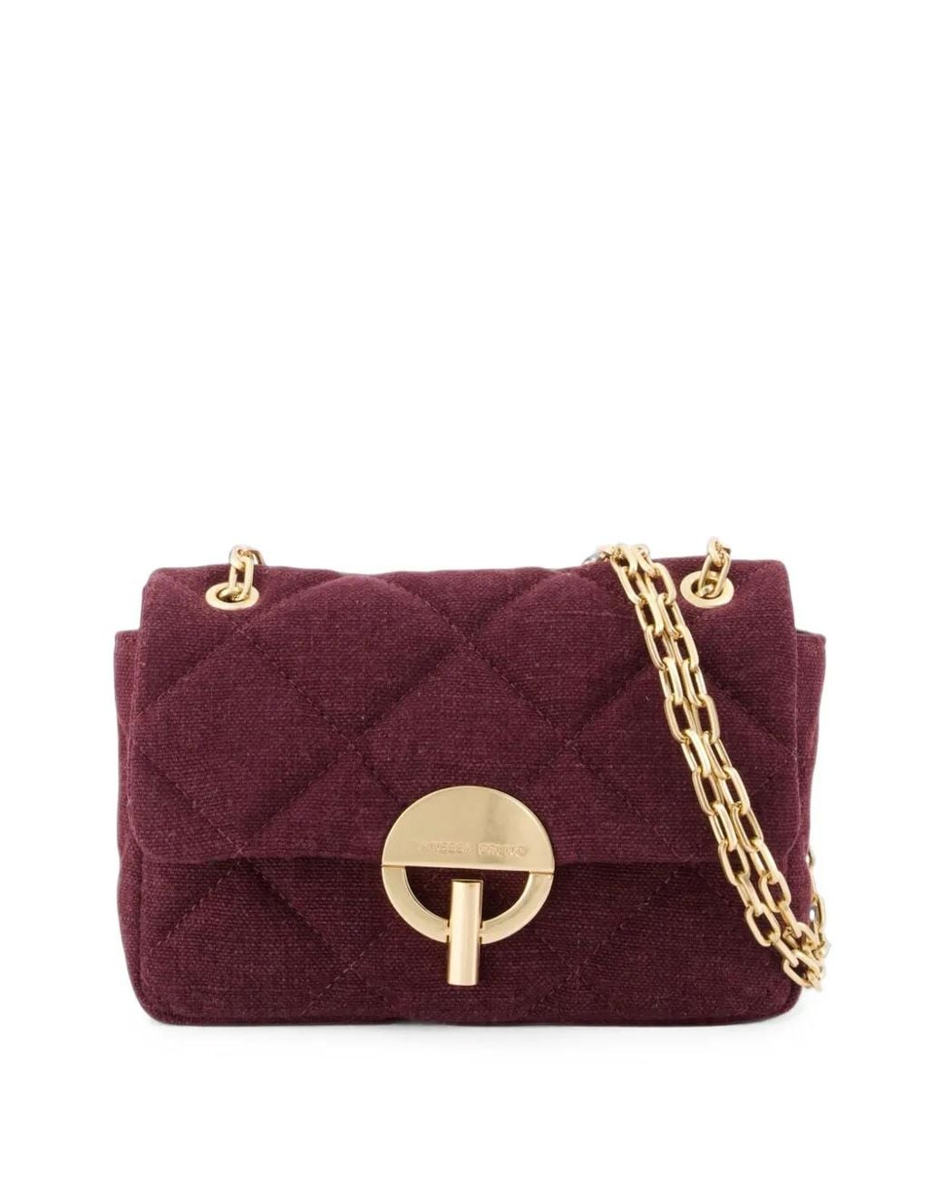 Vanessa Bruno Purple Moon Moyen Quilted Shoulder Bag
