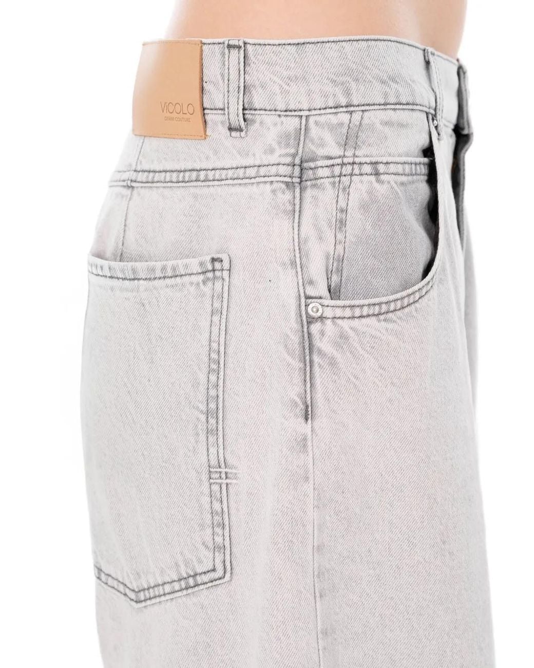 ViCOLO Gray Jean Ample Mia