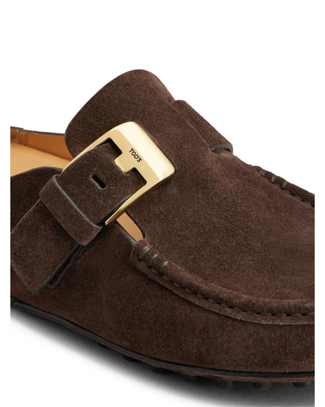 Tod's Brown Mules Mit Schnallen