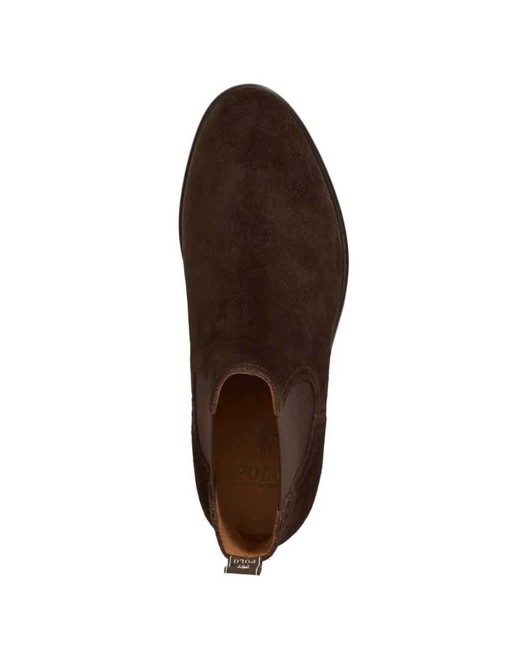Polo Ralph Lauren Brown Owen Suede Chelsea Boots for men
