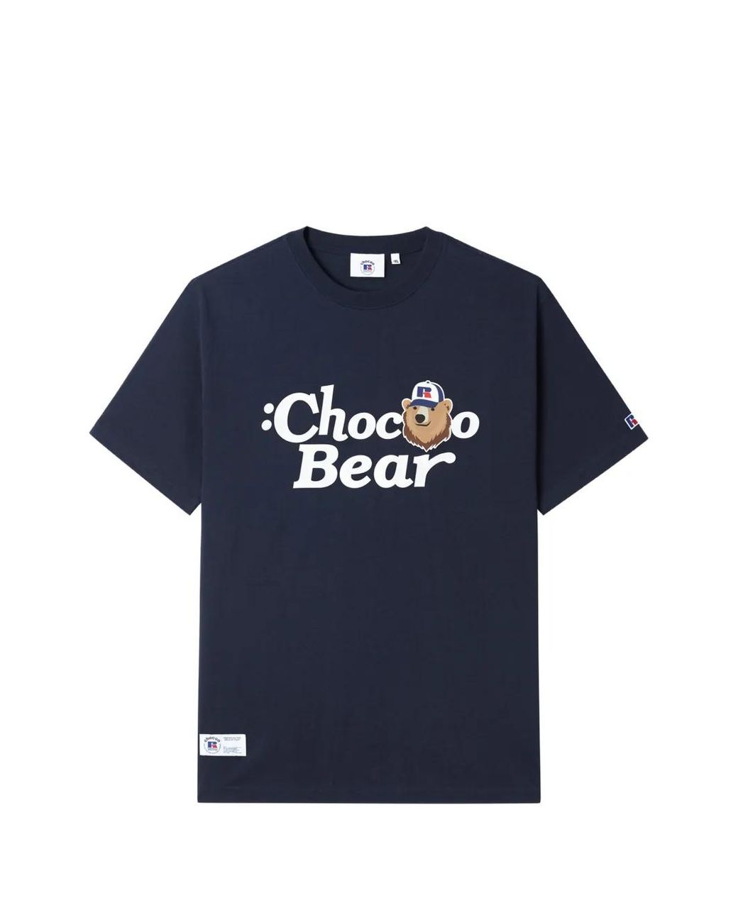 Chocoolate Blue Bear-Motif T-Shirt for men