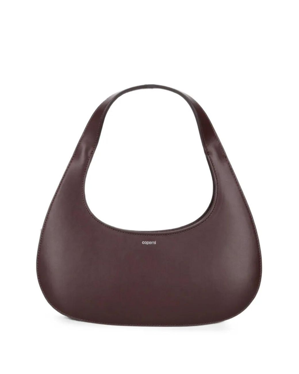 Coperni Purple Loop Swipe Leather Shoulder Bag