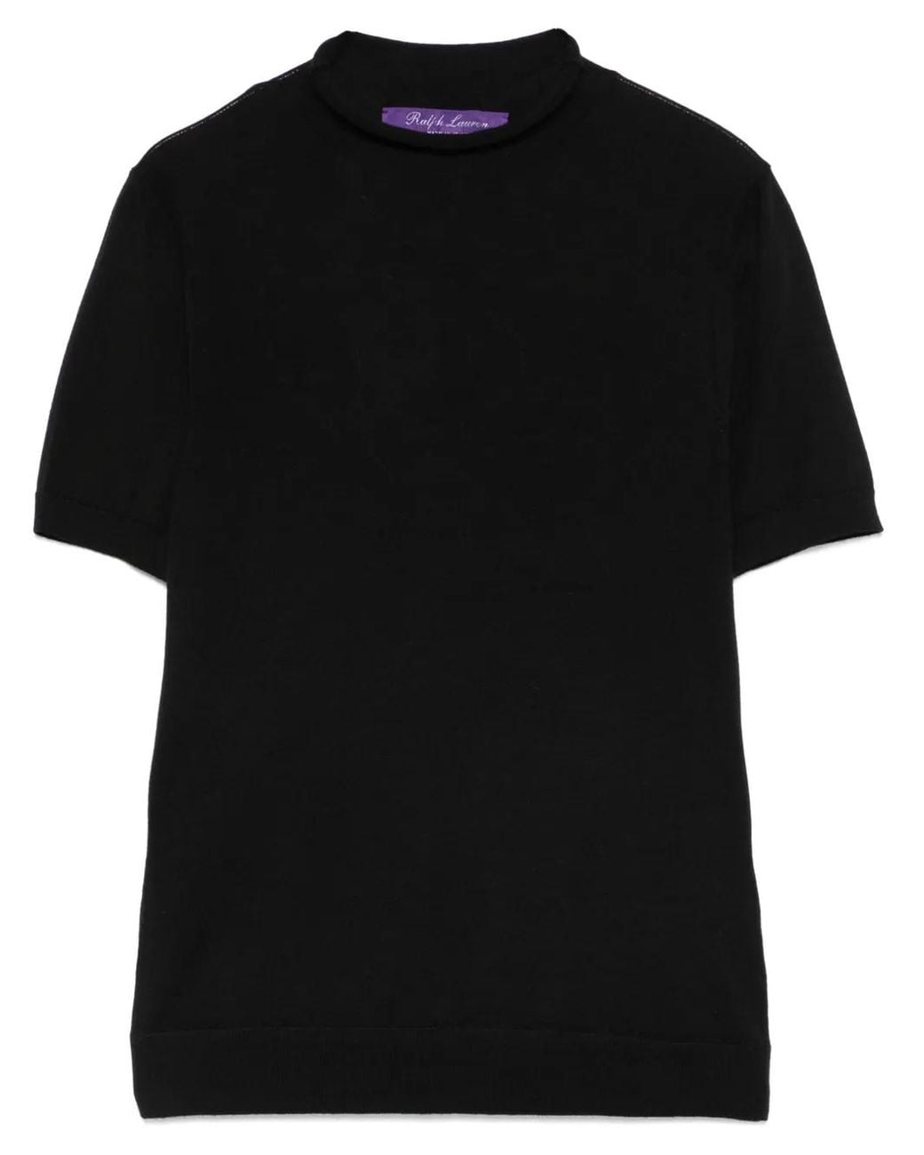 Ralph Lauren Black Knitted T-Shirt