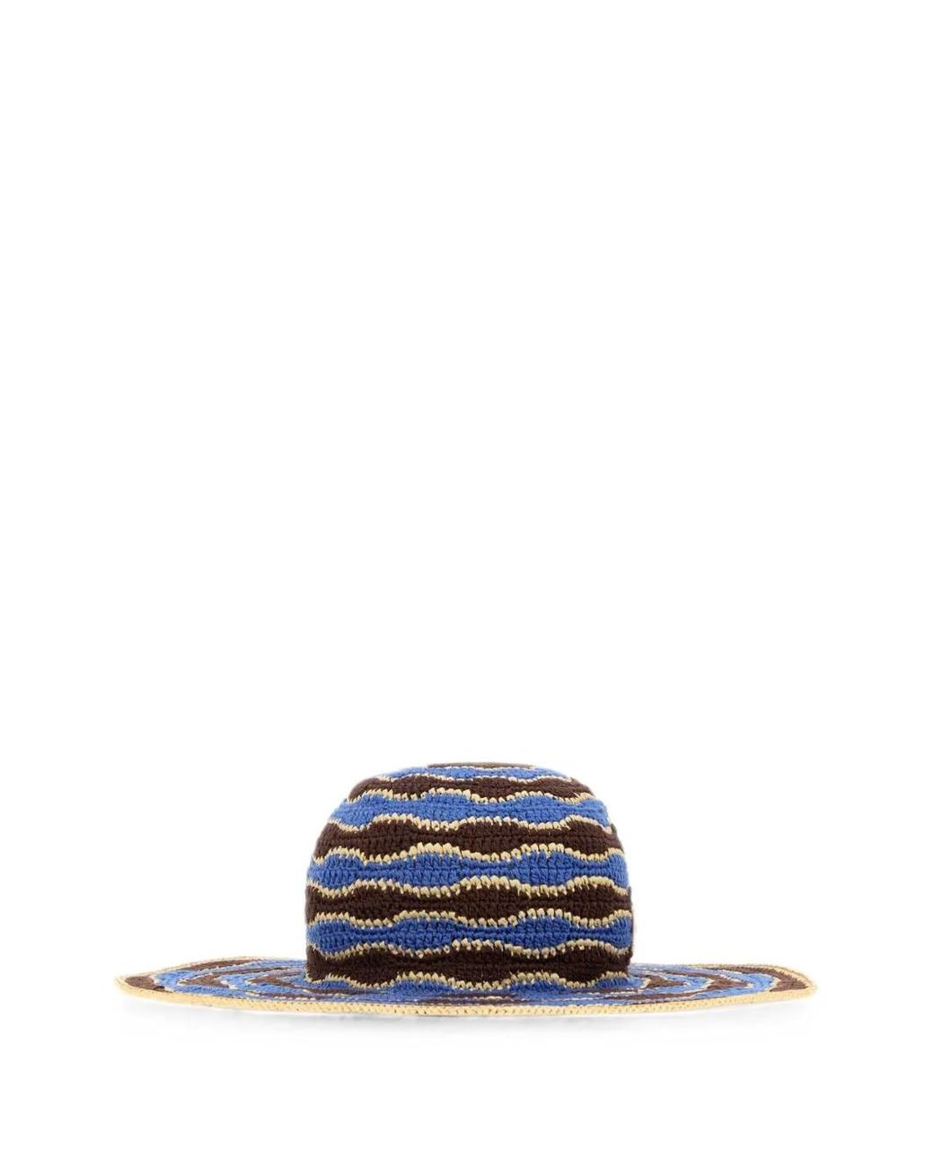 Bob En Crochet À Patch Logo Fendi en coloris Blue