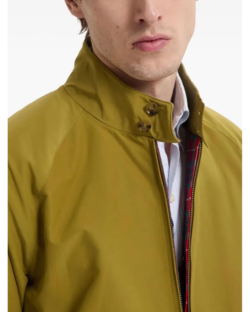 Baracuta Jack Met Rits in het Yellow voor heren
