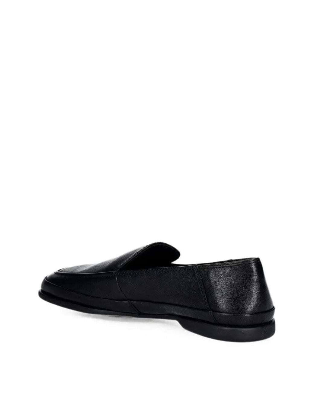 Vagabond Black Sammie Square-Toe Leather Loafers