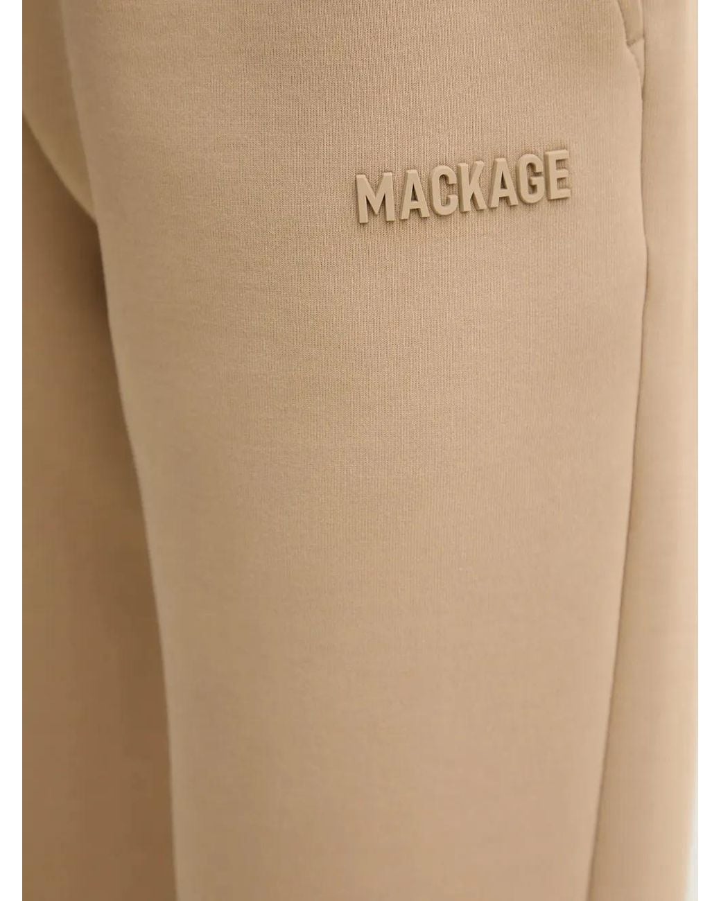 Mackage Natural Nev-R Drawstring Logo Track Pants