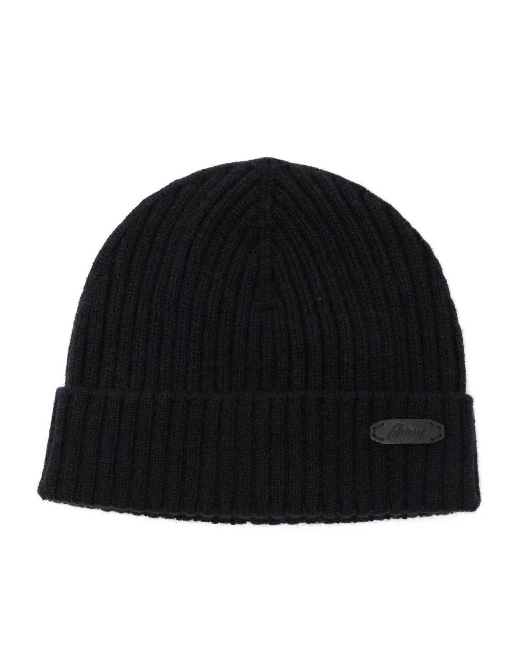Brioni Muts Met Logopatch in het Black voor heren