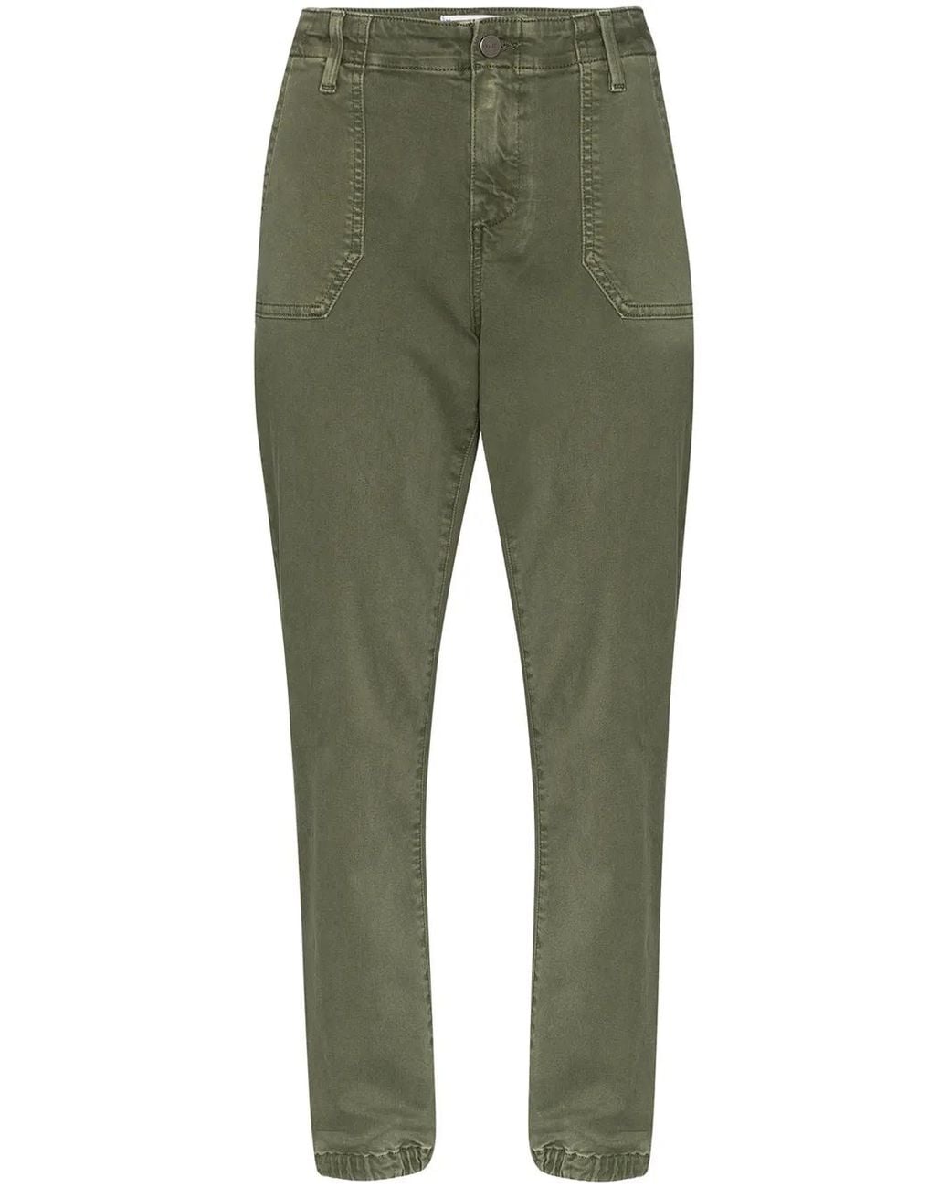 PAIGE Green Mayslie Cargo Jeans