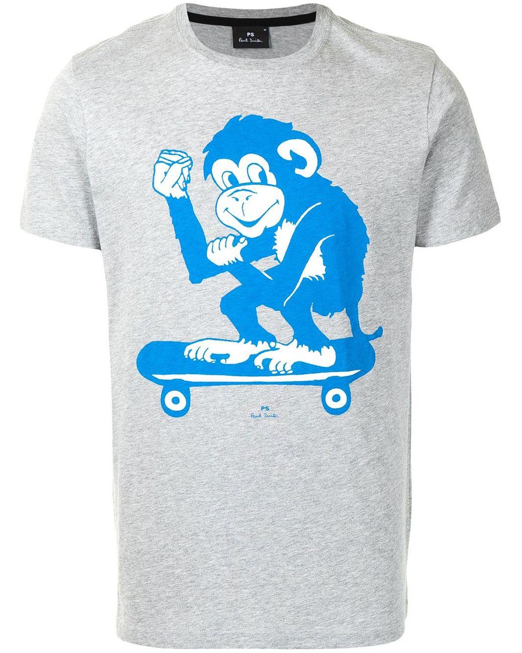 PS by Paul Smith Skater Monkey Organic Cotton T-shirt in Blue for Men |  Lyst Australia