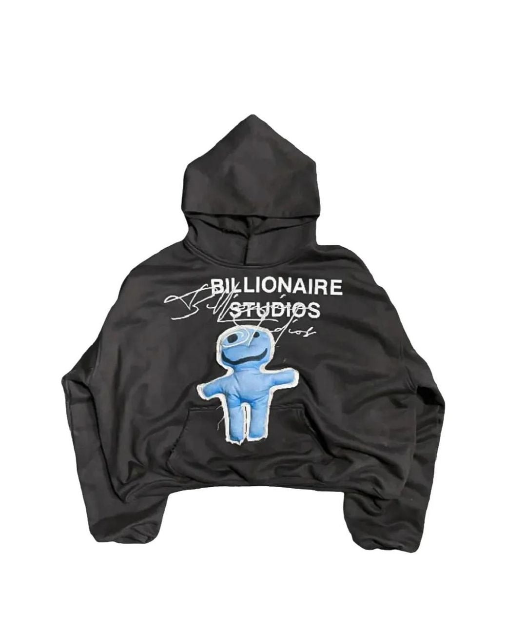 Stadium Goods Black Bluto Bloo Graphic-Print Hoodie for men
