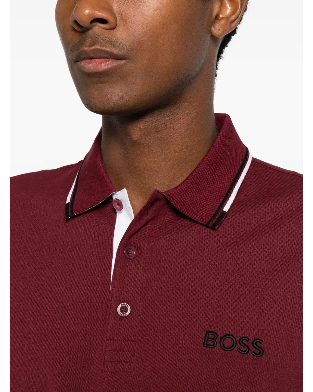 Boss Red Polo À Logo Brodé for men