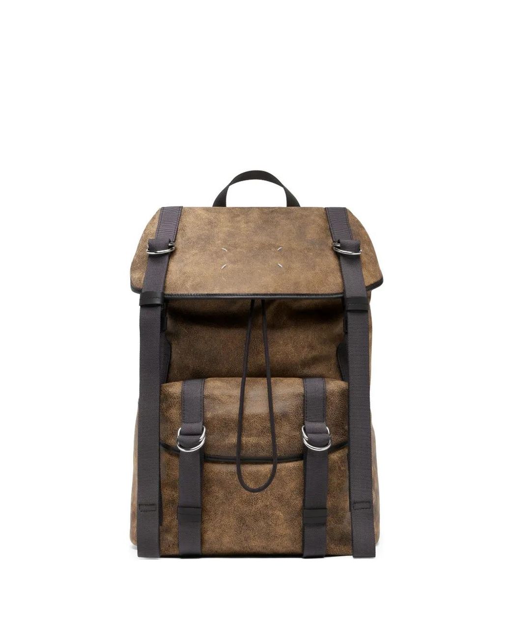 Maison Margiela Brown High Tech Medium Backpack