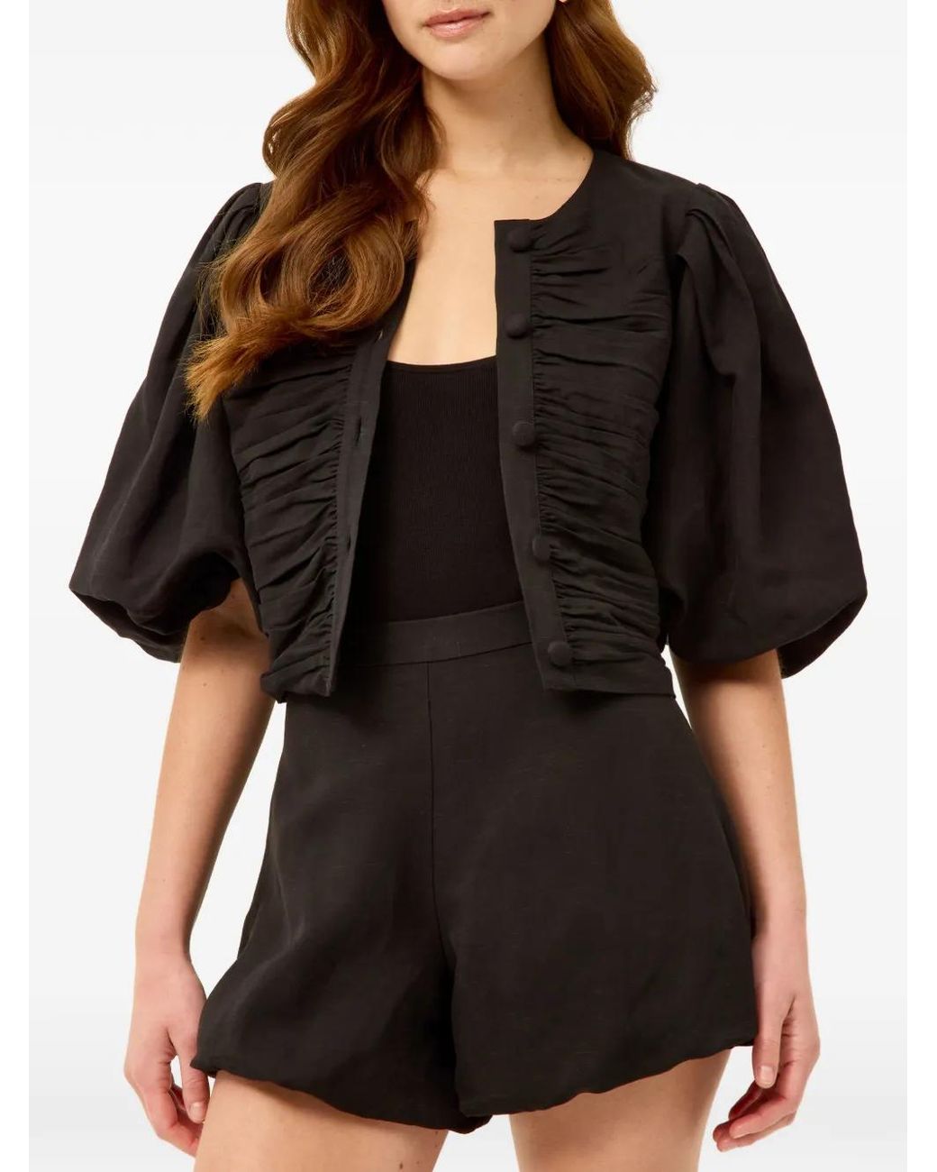 Marie Oliver Black Roxy High Rise Shorts